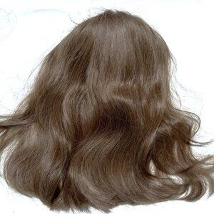 Vintage 100% Human Hair Fall from the 1970's -#7 Brown  NEW with tags